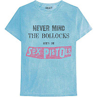 Sex Pistols t-shirt, NMTB Distressed Dye Wash Blue, men´s