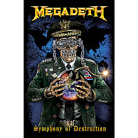 Megadeth textile banner 70cm x 106cm, Symphony Of Destruction