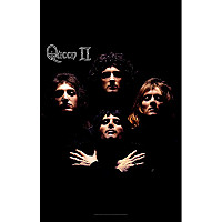 Queen textile banner 70cm x 106cm, Queen II