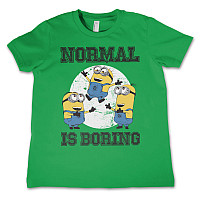 Despicable Me t-shirt, Normal Life Is Boring Kids Green, kids