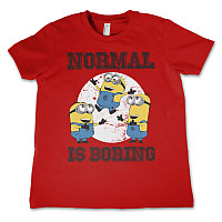 Despicable Me t-shirt, Normal Life Is Boring Kids Red, kids