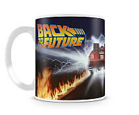 Back to The Future ceramics mug 250 ml, Delorean Fire Tracpcs