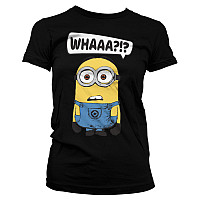 Despicable Me t-shirt, Whaaa?!? Girly Black, ladies