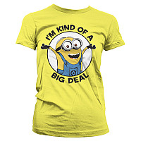 Despicable Me t-shirt, I'm Kind Of A Big Deal Girly Yellow, ladies