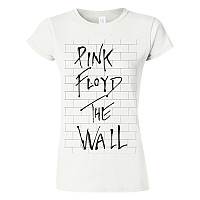 Pink Floyd t-shirt, The Wall Album White Girly, ladies