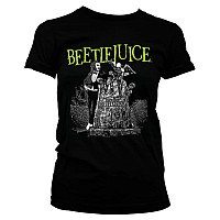 Beetlejuice t-shirt, Headstone Girly Black, ladies