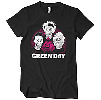 Green Day t-shirt, Skulls Black, men´s