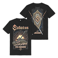 Sabaton t-shirt, Steel Commanders BP Black, men´s