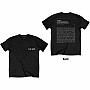 The 1975 t-shirt, A Brief Inquiry BP Black, men´s