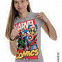 Marvel Comics t-shirt, Heroes Grey Girly, ladies