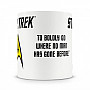 Star Trek ceramics mug 250ml, Star Trek Boldly