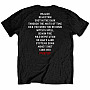 AC/DC t-shirt, Dark Stage Tracklist BP Black, men´s