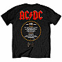 AC/DC t-shirt, FTATR 40th Flaming BP Black, men´s