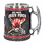 Five Finger Death Punch tankard 500 ml/15 cm/1 kg, FFDP Logo Skull