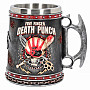 Five Finger Death Punch tankard 500 ml/15 cm/1 kg, FFDP Logo Skull