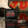 AC/DC purse 11 x 9 x 2 cm s řetízkem/ 220 g, Black Ice