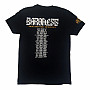 Baroness t-shirt, Gold & Grey Date Back BP Black, men´s