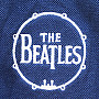 The Beatles t-shirt, Drum logo Polo Navy, men´s