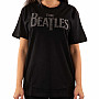The Beatles t-shirt, Drop T Logo Diamante Crystals Black, men´s