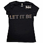 The Beatles t-shirt, Let It Be Diamante Black, ladies