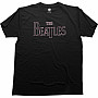 The Beatles t-shirt, Drop T Logo Embroidered Eco Friendly Black, men´s