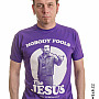 Big Lebowski t-shirt,Nobody Fools The Jesus, men´s