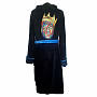 Notorious B.I.G. bathrobe, Crown Black