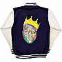 Notorious B.I.G. jacket, Crown BP Navy Blue & White, men´s