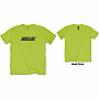 Billie Eilish t-shirt, Racer Logo & Blohsh Lime Green BP, men´s