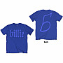 Billie Eilish t-shirt, Billie 5 BP Blue, men´s