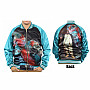 Notorious B.I.G. jacket, Turqoise BP Satin Blue, men´s