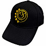 Blink 182 snapback, Yellow Six Arrow Smile Embroidered Black