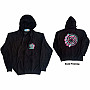 Blink 182 mikina, Double Six Arrow Smiley Zipped BP Black, men´s