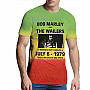 Bob Marley t-shirt, Montego Bay Dye Wash Green, men´s