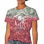 Bob Marley t-shirt, Exodus Playlist Dye Wash Red, men´s