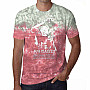 Bob Marley t-shirt, Exodus Playlist Dye Wash Red, men´s