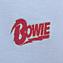 David Bowie t-shirt, Flash logo Polo White, men´s