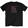 BlackPink t-shirt, The Album Track list BP Black, men´s