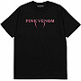 BlackPink t-shirt, Pink Venom Logo BP Black, men´s