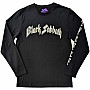 Black Sabbath t-shirt long rukáv, The End Mushroom Cloud BP Black, men´s