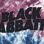 Black Sabbath t-shirt, Wavy Logo Dye Wash Eco Blue & Red, men´s