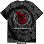 Black Sabbath t-shirt, Red Henry Dip Dye Wash Black, men´s