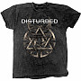 Disturbed t-shirt, Riveted Dip-Dye Mineral Wash Grey, men´s