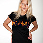 Def Leppard t-shirt, Distressed Logo, ladies