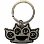 Five Finger Death Punch kovová keychain 45x26 mm, Knuckles Cut-Out