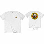 Guns N Roses t-shirt, F&B Classic Logo White, men´s