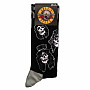 Guns N Roses ponožky, Skulls Band Monochrome Black, unisex - velikost 7 až 11 (40 až 45)