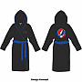 Grateful Dead bathrobe, Steal Your Face Black & Blue, unisex