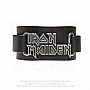 Iron Maiden kožený bracelet, Logo