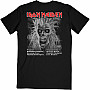 Iron Maiden t-shirt, First Album Track list V.3. BP Black, men´s